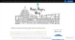 Desktop Screenshot of parispagesblog.com